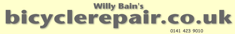 Willy Bain's Bicycle Repair - Tel: 0141 423 9010
